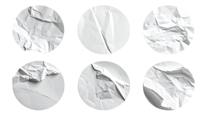Crumpled paper circles (1)