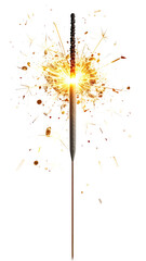 Sparkling firework sparkler