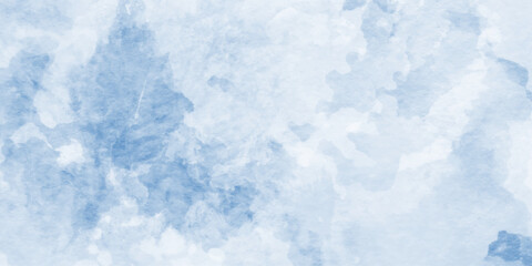 Blue pastel marble watercolor texture background,  blue watercolor texture surrounding with various clouds or fog,white backdrop concrete texture,top counter top-view of natural tiles stone in luxury,