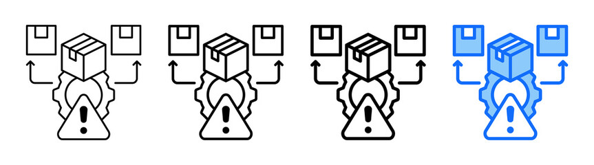 Risk Management icon In Different Styles Set Collection