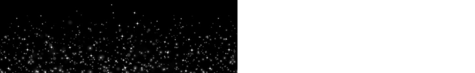 Black and white PNG overlay featuring a textured gradient with scattered light particles, creating a dreamy atmosphere for design projects and artistic compositions