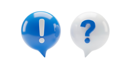 Alert and Question Bubbles: Problem Solving and Important Info