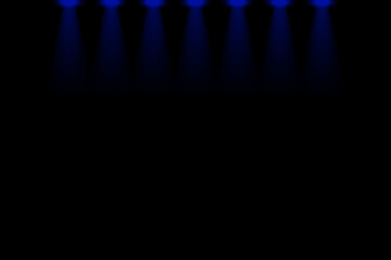 Blue spotlight is in the background of the stage. This high-resolution background will make your work look high-quality.