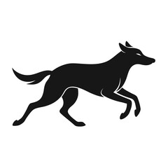 black silhouette of a horse