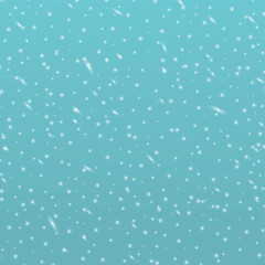 White falling snow on transparent background