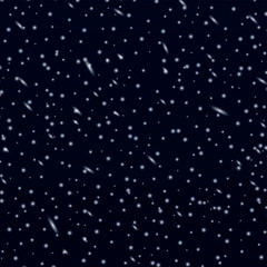Fototapeta premium White falling snow on transparent background
