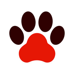 Transparent png available silhouette of a cat paw vector design illustration