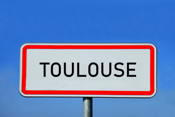 Ortsschild Toulouse
