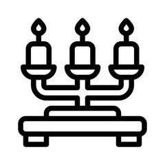 candlestick line icon, candlestick vector outline symbol for apps, websites, and UI design