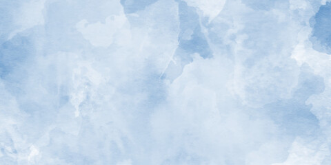 abstract blue watercolor chaotic texturea delicate background of blue, blue sky and white clouds, soft blue with gentle gradients, abstract textured frozen blue ice surface with snow patterns,  