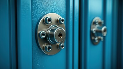 Modular public transport pod docking connector, metallic pins, subtle sparks, secure attachment. 
