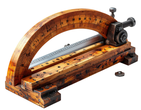 Antique woodworking measuring tool