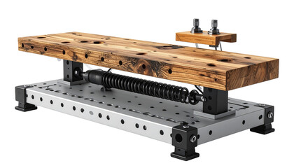 Industrial-grade workbench with adjustable components
