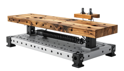 Industrial-grade workbench with adjustable components