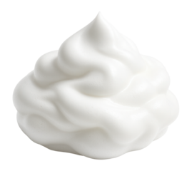 White clean soap foam.