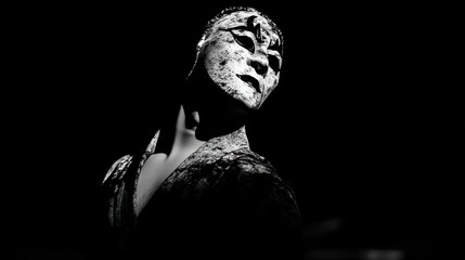 Mysterious masked figure