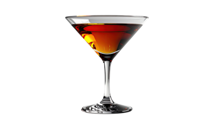 A vibrant cocktail in a martini glass (1)