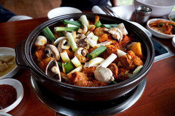 Korean Traditional Hot Soup Cuisine Food Photography