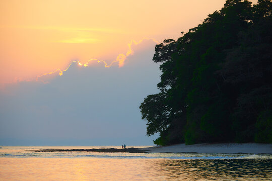 Holiday beach on Andamans, India