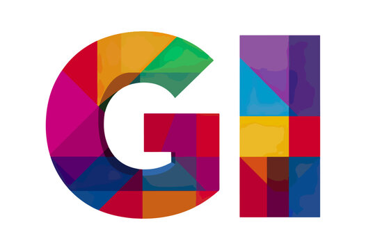 Colorful letter g logo design