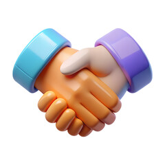 Handshake 3D Illustration