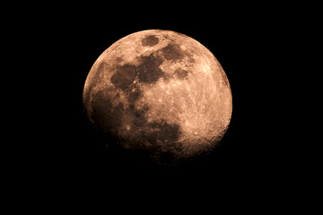 moon in the night sky