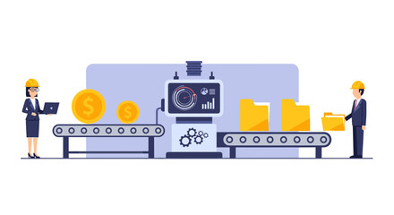 Data Monetization and Workflow Automation: Converting Data into Dollars with Engineering Teams and Business Analytics in an Automated Conveyor Process