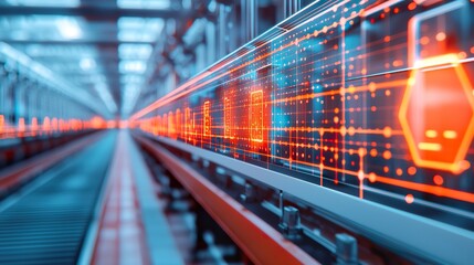 Self-powered smart sensors embedded in bridges, monitoring structural integrity, predictive maintenance, civil engineering.  