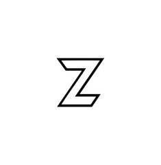 Fototapeta premium Capital letter z graphic design
