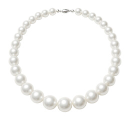 Obraz premium Pearl necklace in a simple arrangement.