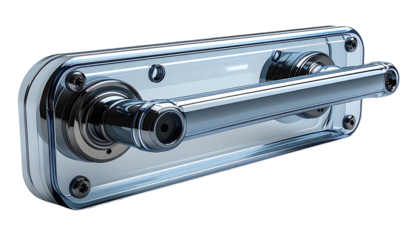 Transparent industrial component