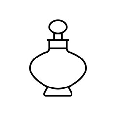 Иллюстрация, на которой изображена черная иконка макияжа и атрибутов салона красоты, на белом фоне