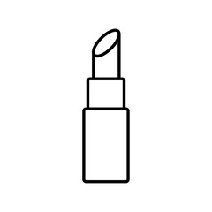 
An illustration of a black icon of makeup and beauty salon supplies on a white background