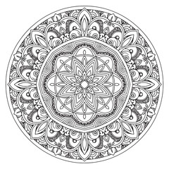 Magical Mandala Coloring Pages for adults and kids 