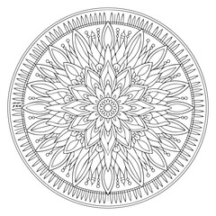 Magical Mandala Coloring Pages for adults and kids 