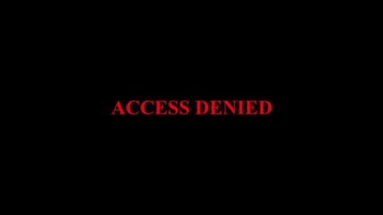 Abstract access denied text transparent rubber stamp icon animation. Cyber attack privacy data being hacked, Cybersecurity activation symbol on dark screen. 4k