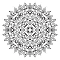 Magical Mandala Coloring Pages for adults and kids 