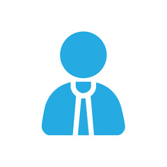 User Icon Vector Male Person Symbol Profile Avatar Sign in Flat Color Glyph Pictogram illustration 