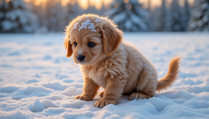 Cute little puppy or cute little dog