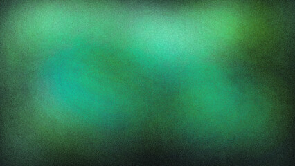 Vibrant Green and Teal Gradient with Fine Grain Texture