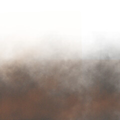 Brown Smoke Texture PNG, Realistic Fog and Dust Overlay for Design and Editing