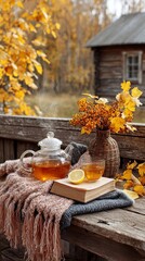 autumn and tea