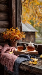 autumn and tea