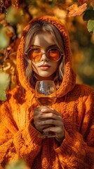 Autumn Glow: Cozy Elegance in Orange Tones
