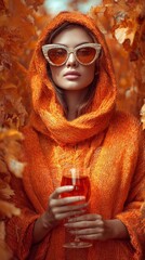 Autumn Glow: Cozy Elegance in Orange Tones