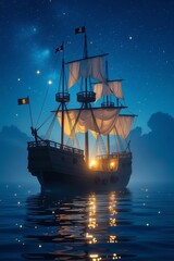 ship and sea