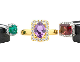 Firefly_Colorful playground structure with dual slides - Firefly_Elegant gemstone rings showcasing vibrant colors  (3)