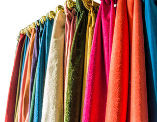 Firefly_Colorful playground structure with dual slides - Firefly_Elegant fabric curtains in vibrant colors  (3)