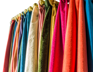 Firefly_Colorful playground structure with dual slides - Firefly_Elegant fabric curtains in vibrant colors  (3)