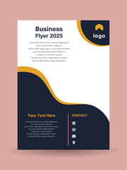 Modern business flyer template, abstract business flyer and creative design